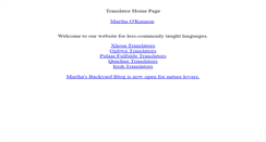 Desktop Screenshot of mokennon.albion.edu