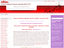 Tablet Screenshot of albion.ro